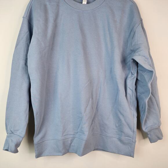Lululemon Perfectly Oversized Softstreme Crewneck Womens 4 Light Blue Sweatshirt - Picture 3 of 8